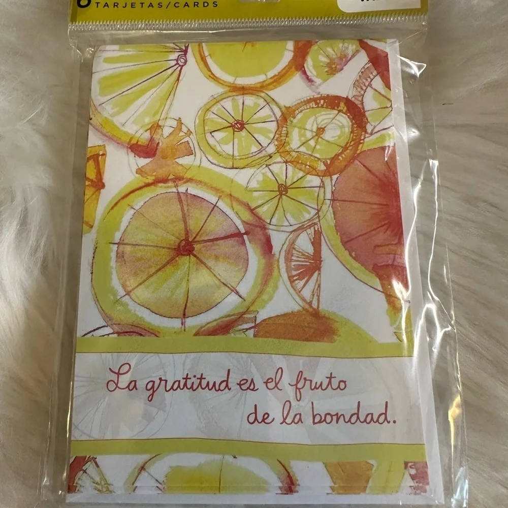 🩵5/$8 Colorful Fruit Design Greeting Cards